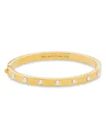 kate spade new york Set in Stone Imitation Pearl Hinged Bangle Bracelet