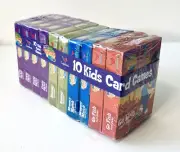 10-Pack Kids Card Games - Go Diego Go -Crazy Eights-Go Fish-Rummy-Memory Match