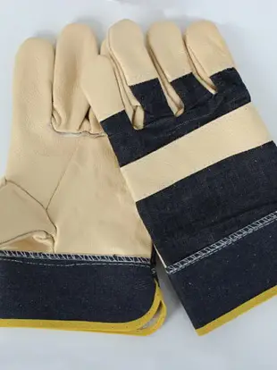 下標請咨詢短款頭層牛皮電焊手套焊工焊接軟隔熱耐高溫耐用勞保防護手套
