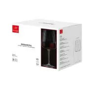 NEW BORMIOLI ROCCO EXCLUSIVA MERLOT RED WINE GLASSES 535ml Crystal SET 6