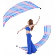 Belly Dance Poi Helpers Thrown Balls with Silk Rainbow 1