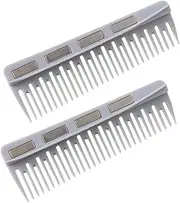 BIUDECO Hairdressing Scissor Replacement Combs 2pcs Fine Tooth Combs for Hair Cutting Perfect for Salon or Home Use
