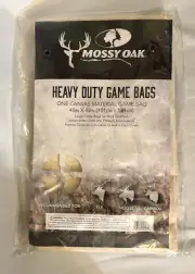Mossy Oak NIP Heavy Duty Game Bag Canvas 40X48 Hunting Elk Moose Caribou Large
