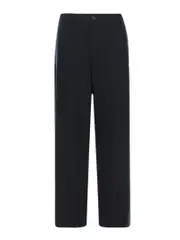 Ladies Ink Navy Tailored Pants With Emb