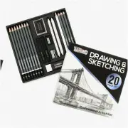 Artistic Mastery 20-Piece Sketch Set: Professional-Grade Ch