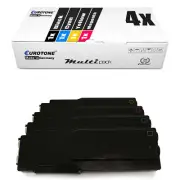 4x Eco Toner for Dell S-3840-cdn S-3845-cdn
