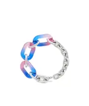 tie-dye necklace One size blue tie-dye