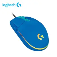在飛比找Yahoo奇摩購物中心優惠-羅技 logitech G G102 炫彩遊戲滑鼠-藍
