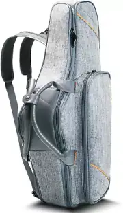 Alto Saxophone Case Sax Gig Bag, 2-In-1 Carrying Backpack Case with Flute Pocket
