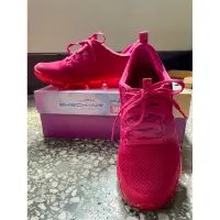 在飛比找蝦皮購物優惠-（SHOES女鞋）SKECHERS 蔓越莓色氣墊泡泡鞋 AI