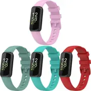 (4 Pack) Bands Straps Intended for Fitbit Inspire 3 Health & Fitness Tracker,...