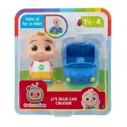 CoComelon JJ's Blue Car CRUISER & 2.5" Figure NEW 18mos - 4yrs