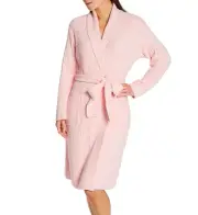 Softies by Paddi Murphy 8800 Marshmallow Rib Robe (Strawberry 2X/3X)