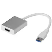 USB 3.0 Male to HDMI Female HD Converter Cable adapter Silver