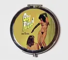 Lesbian Pulp Fiction Compact Mirror Make Up Pocket Cosmetics Retro Book Cover