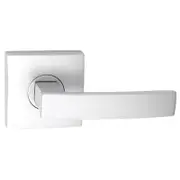 Gainsborough G2 Series Angular Satin Chrome Privacy Leverset With Square Backplates