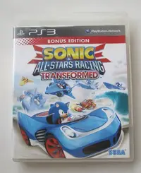 在飛比找Yahoo!奇摩拍賣優惠-PS3 音速小子＆SEGA 超級巨星大賽車 變形 英文版 S