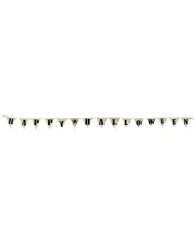 Northlight 18.75in Battery Operated LED Lighted Burlap Halloween Lights