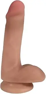 Lynx 6 Inch in The Flesh Dong with Balls - Light