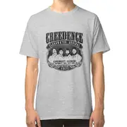 Mens Retro Creedence Clearwater Revival 1971 Brown T-shirt