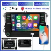 For PQ VW Golf SKODA RCD360 PRO 187B Green Light Android Auto Carplay Radio