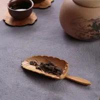 在飛比找樂天市場購物網優惠-茶則茶匙量勺竹茶葉勺取茶工具竹制取茶器茶道六君子小茶勺茶鏟