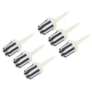 Golf Tee Brush Top 2.2 Inch, 6 Pack Unbreakable Plastic Golfing Tees Low Fric...