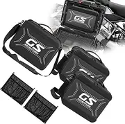 [TXCJAU] Accessories for B&M&W GS R1200 1250 LC Adventure Luggage Bag for Vario Case Inner Bag for B&M&W R1200GS LC Adventure Side Case Inner Luggage Bag (Color : 3 Black Bags)
