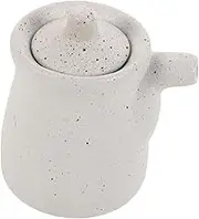 NOLITOY Ceramic Soy Sauce Dispenser Elegant Porcelain Condiment Bottle for Japanese Cuisine Multifunctional Kitchen Storage Unique Decorative Design for Dining Table