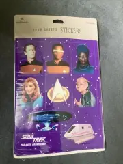 NIB Star Trek The Next Generation Sticker 4 Sheets, 1992
