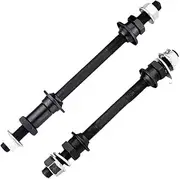 Bicycle Wheel Hub Axle Front Rear Steel Solid Spindle Shaft Vintage BMX for Road Skewer 150mm 180mm, Bike Grease