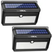 Solar Outdoor Lights, 142 LED 2600 Lumens Motion Sensor Outdoor Lights, IP65 ...