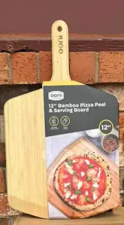 Ooni 12” Bamboo Pizza Peel And Serving Board - Free Shipping