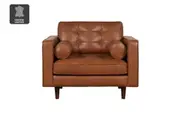 Matt Blatt Lexington Leather Armchair (Oxford Spice)