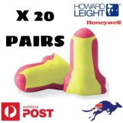 EAR PLUGS Disposable Foam Howard Leight Laser Lite 32dB Sleep NEW 20 PAIR AU