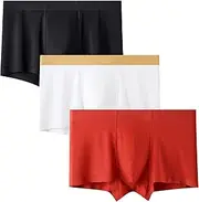 [Maiyifu-GJ] 3 Pack Mens Moisture-Wicking Boxer Briefs Soft Breathable Underwear Trunks Lightweight Comfortable Underpants, Color8, XX-Large, Color8, XX-Large