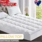 Giselle Bamboo Mattress Topper Double Pillowtop Soft Comfort Winter Gift AU Stoc