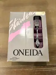 Oneida Stainless Flatware 64 Pcs. Wordsworth New in Box 12 Settings Plus