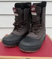 2025 NIB VANS MTE Standard Zip Waterproof Boots $220 Mens 5 Wmns 6.5 Brown Blk