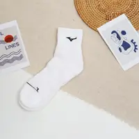 在飛比找PChome24h購物優惠-Mizuno 美津濃 襪子 Ankle Socks 男女款 