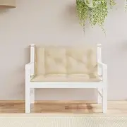 Garden Bench Cushions, Beige Oxford Fabric, Outdoor Patio Furniture Seat, Chair Pillow Replacement, Waterproof Cushions Set, 100x50x7 cm