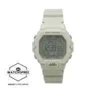 Casio Ladies' Step Tracker Light Grey Resin Band Watch LWS2200H-8A LWS-2200H-8A