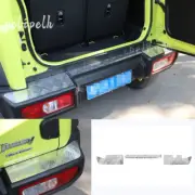 3*For 19-2022 Suzuki Jimny Aluminum Outer Rear Bumper Protector Sill Plate Cover