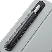 ESR for Apple Pencil Holder (2nd/1st Generation), Vegan Leather Pencil Sleeve for Stylus Pen, Secure Pencil Protection, Pencil Cover with Self-Adhesive Back for iPad Case, Black