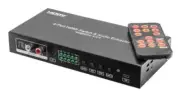 HDMI Switcher Audio Stereo Extractor with IR Remote 5.1CH RCA Output 4K @ 60Hz