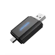 2 in 1 Wireless Carplay Adapter for Android Auto Adapter, Convert Wired CarPlay to Wireless CarPlay, Quick Auto Reconnect, Type-C/USB, Plug & Play