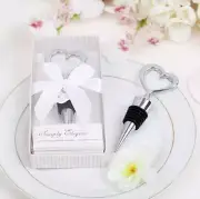 Wedding Bomboniere & Favours - Wine Bottle Stopper - Heart