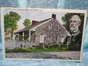 Gereal Lee's Headquarters Gettysburg, PA Civil War Postcard