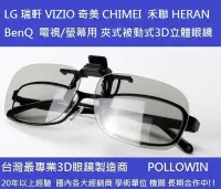 在飛比找Yahoo!奇摩拍賣優惠-被動式3D眼鏡 夾掛式 3D立體眼鏡 LG SONY VIZ