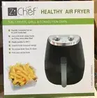 ZiChef 3.7 QT Healthy Air Fryer 3-IN-1 Fryer, Grill & Convection Oven ( New)